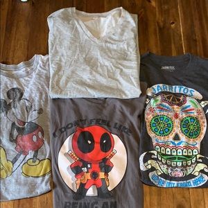 Men’s novelty tees (set of 4)